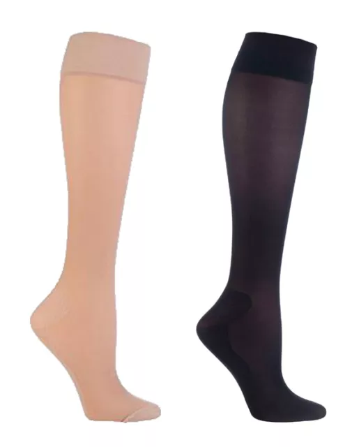 IOMI - Ladies 18 mmHg Graduated Compression Medical Travel Flight Socks for DVT