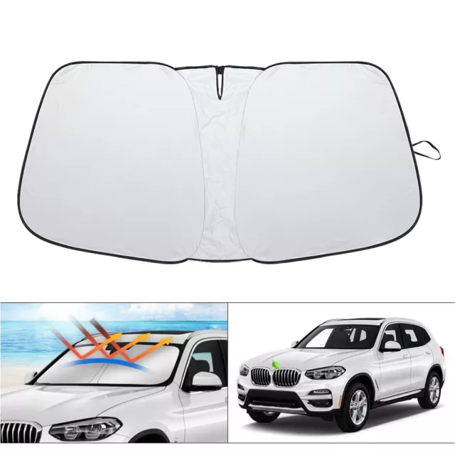 For 2011-2017 BMW X3 Sport Utility Fornt Windshield Sun Shade Foldable UV Cover