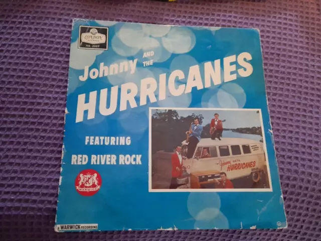 Johnny And The Hurricanes featuring Red River Rock LP London Records HA2227 1959