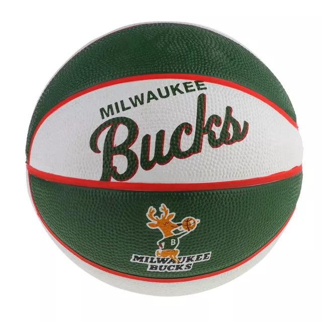 Basketball Unisex, Wilson NBA Team Retro Milwaukee Bucks Mini Ball, Grün