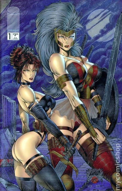Glory Avengelyne #1 Liefeld Chromium Variant FN 1995 Stock Image