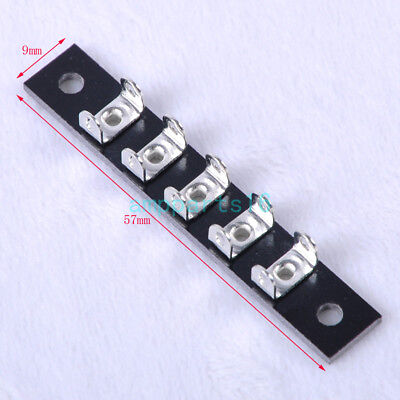 3pcs Vintage Turret Terminal Tag Strip 5Pins Board Point to Point Tube Amp DIY