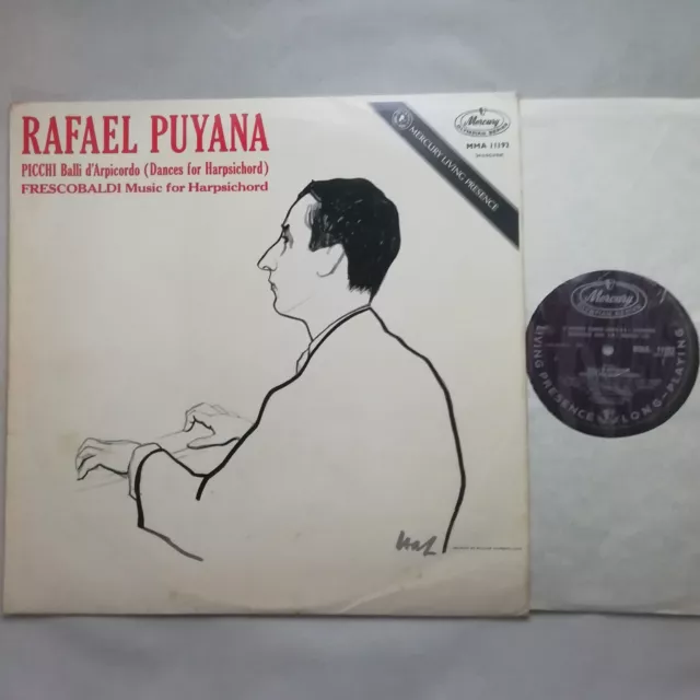 Mercury EMI LP MMA 11192 P/S: Picci - Dances for Harpsichord etc / Rafael Puyana