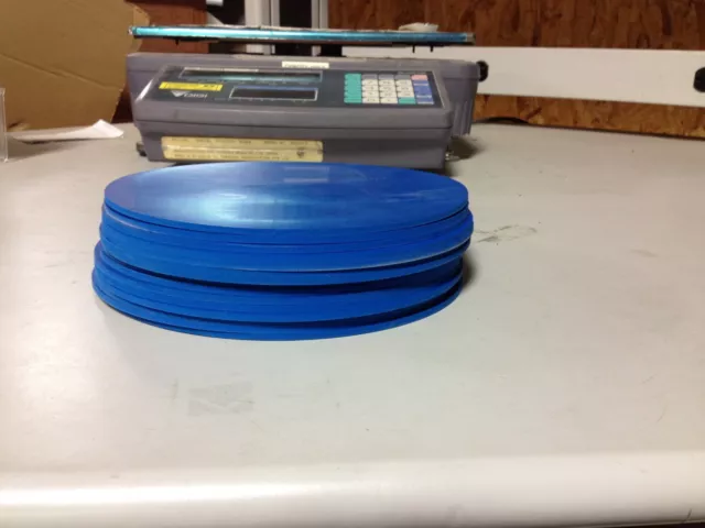 Viton Rubber Gasket Material - 8 inch Disc x 1/8" - 1 piece Blue