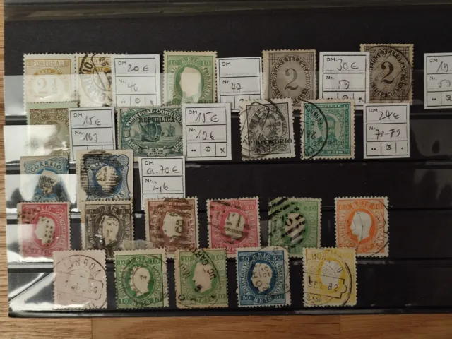 Briefmarken Portugal Lot ungebraucht und gestempelt