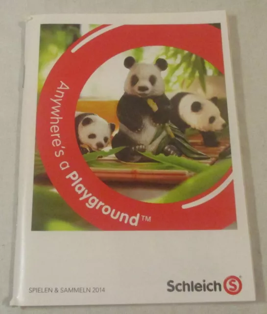 Schleich Katalog Prospekt Werbeheft von 2014 Anywhere's a Playground - gebraucht