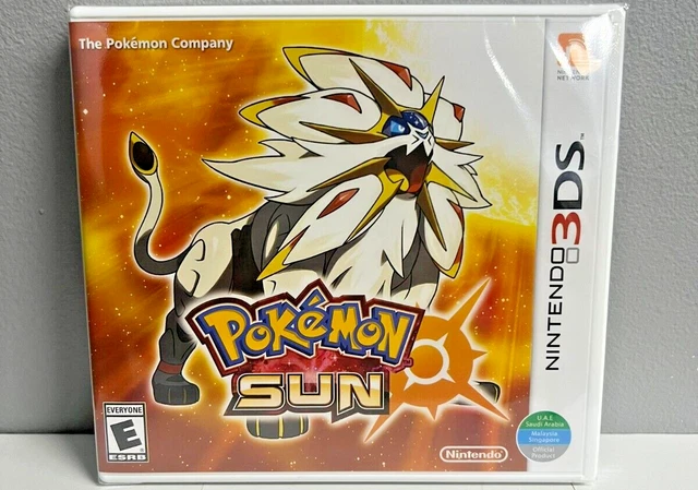ENSEMBLE DE JEUX Pokémon Soleil & Lune Nintendo 3DS (multijoueur, 2016