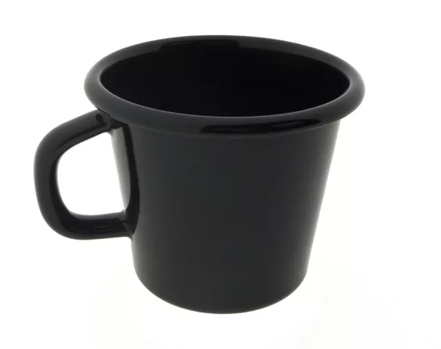 RIESS KAFFEEBECHER Ø 8 cm Emaillebecher TASSE emailliert Camping Becher Emaille