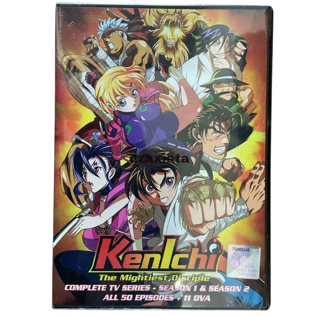 KENICHI: THE MIGHTIEST Disciple Anime DVD (1-50End+11 OVA) English