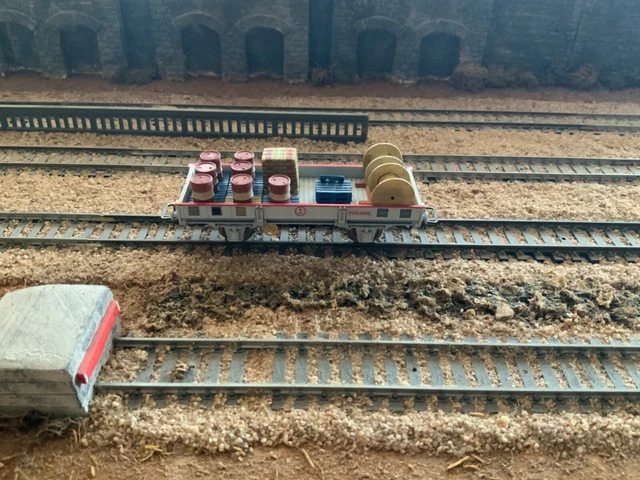 Wagon Jouef HO + Feux De Fin De Convoi - Société Travaux/Fret FOG Rail - Occasion