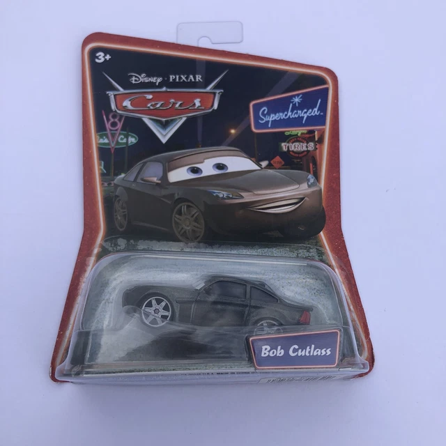 DISNEY PIXAR CARS Movie Bob Cutlass Supercharged Die Cast Mattel Toy