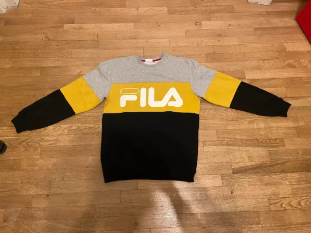 Felpa discount gialla fila