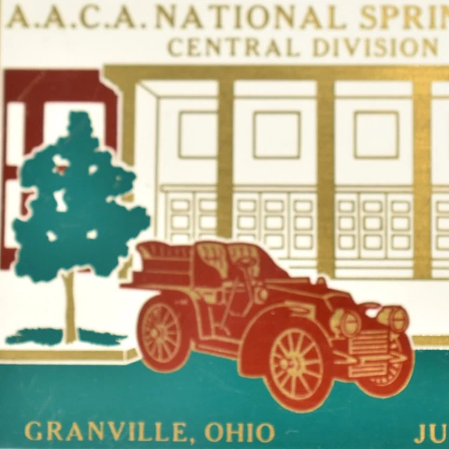 1966 ANTIQUE CLUB Car Show Meet AACA Granville Licking County Ohio