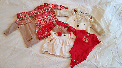Baby Christmas Clothes Bundle 0-3 months Next