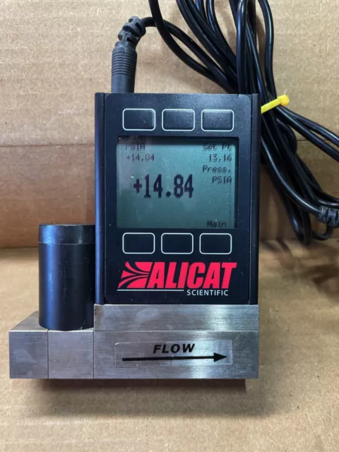Alicat Gas Pressure Controller, 0-30 PSIA, Digital Display & Analog Out