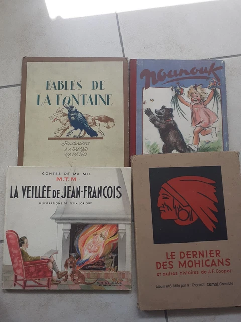 Livre Conte illustré Nounouk Germaine Bouret 1945 (51875),chocolat CEMOI