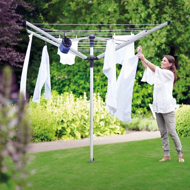 BRABANTIA LIFT O MATIC 60M ROTARY AIRER WASHING LINE with GROUND SPIKE COVER N 134.95 PicClick UK