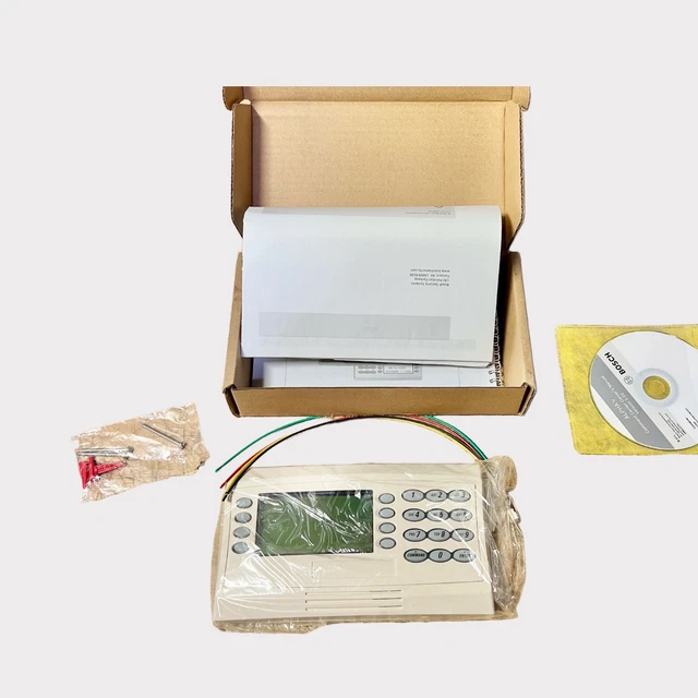 New Bosch D1260 LCD Keypad with Off-White Classic Case