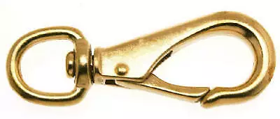 Bronze Swivel Round Eye Quick Snap, 3/4-In.