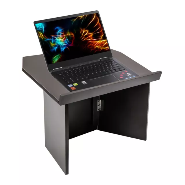 Portable Tabletop Podium Folding Presentation Lectern Laptop / Book Stand School