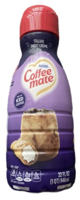 CoffeeMate Liquid Coffee Creamer ITALIAN SWEET CREME - USA Import UK Seller