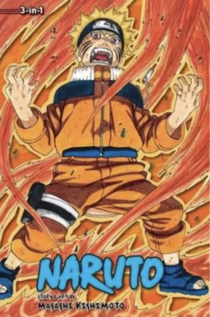 Naruto (3-in-1 Edition) Volume 8 - English Manga - Brand New