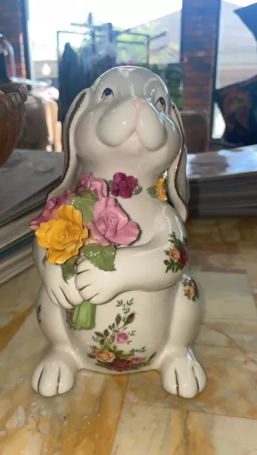 NEW Royal Albert Old Country Roses English Lop Bunny Rabbit