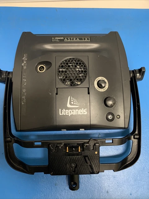 Litepanels Astra 6X Bi-Color LED Panel, with Gold Mount Battery Bracket Litepanels Astra 6X Bi-Color LED Panel, with Gold Mount Battery Bracket