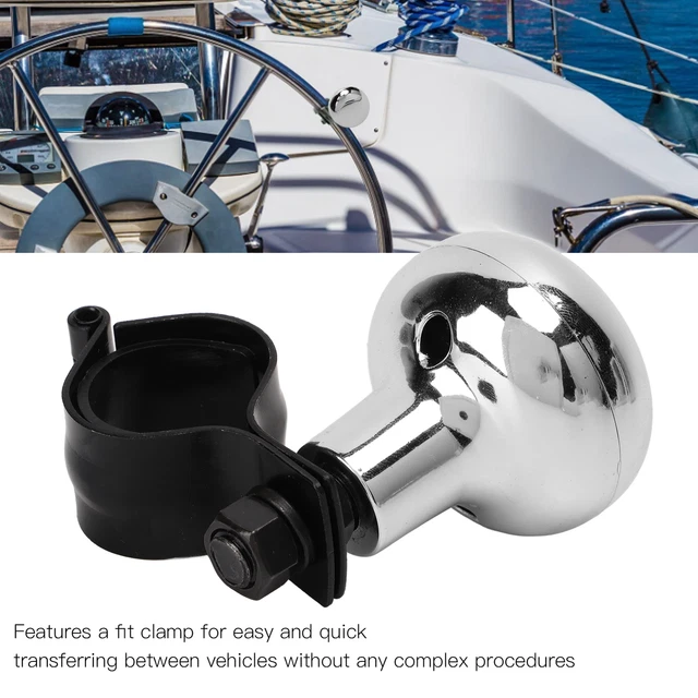 Steering Wheel Power Ball Steering Wheel Booster Silver Aid Knob