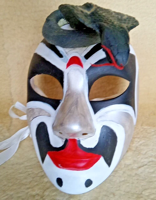 FIVE DEADLY VENOMS KUNG FU SNAKE Masquerade full face Mask Hand painted ...