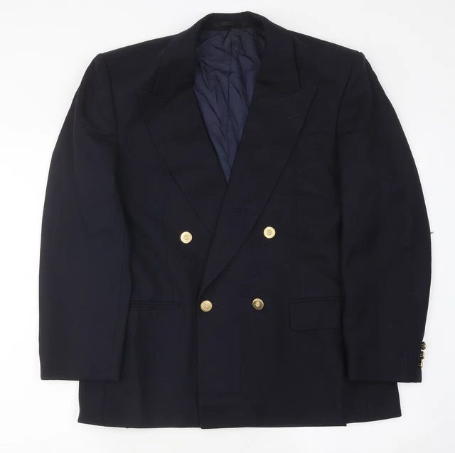 Blazer blu St Michael da uomo poliestere taglia 38