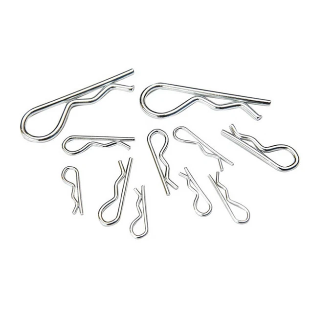 150 Pcs 150pcsr Typ Splint Haarspangen R Kupplungsstift Metall Anhänger