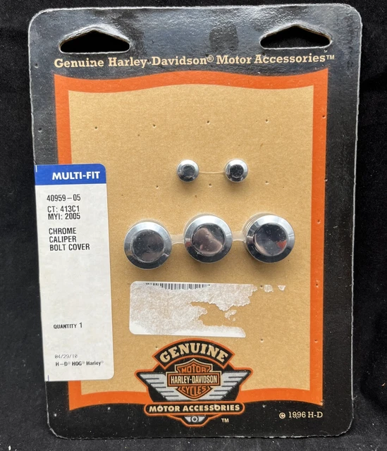 TA1.13 HARLEY DAVIDSON Rear Brake Caliper Bolt Cover Kit Touring Dyna