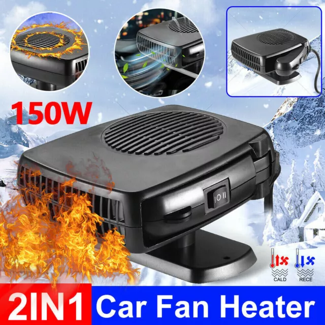 Car Heater 12V 150W Portable Electric Heating Fan Defogger Defroster Demister