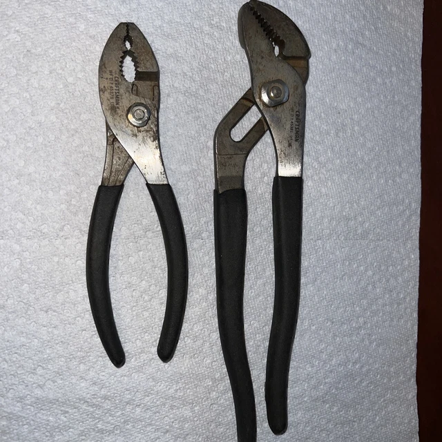 VINTAGE CRAFTSMAN SLIP Joint &Tongue Groove Pliers 45378 45381 WF D