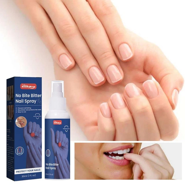 Spray para uñas amargo fácil de usar 30 ml - dejar de morderse las uñas masticar y H8R6