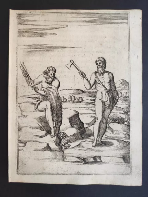 Giove con Pelle di Capra, Dei Antichi Cartari, Bolognino Zaltieri, Stampa 1571