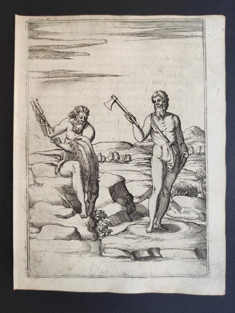 Giove con Pelle di Capra, Dei Antichi Cartari, Bolognino Zaltieri, Stampa 1571