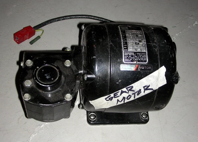 Brevel 62 RPM Gearmotor - 120V AC, Model 4590UI-046 For Industrial & DIY Use