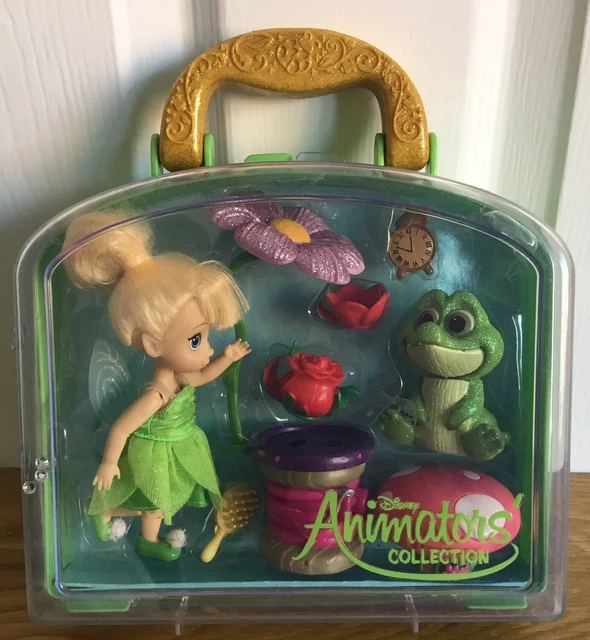 DISNEY ANIMATORS TINKERBELL Collection Mini Doll Playset In Case £9.99 PicClick UK