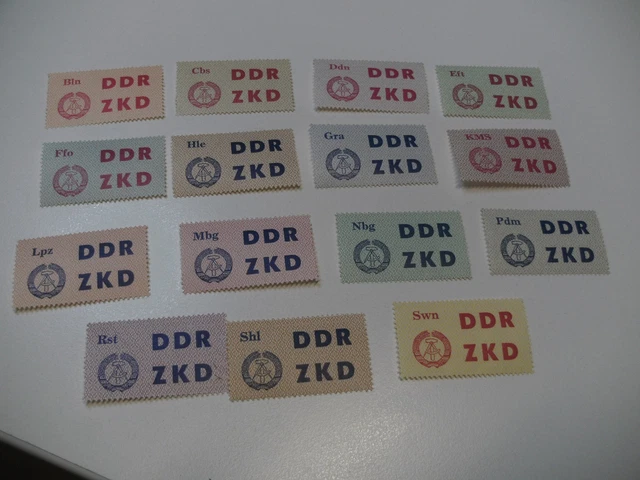 DDR-Dienst, MiNr. C 1-15, tadellos postfrisch, Mi. 40,-  (2254)