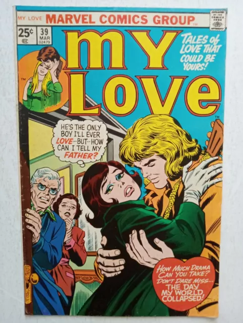 Marvel My Love #39 Bronze Age 1976 Comic Book Stan Lee Gene Colan Frank Giacoia