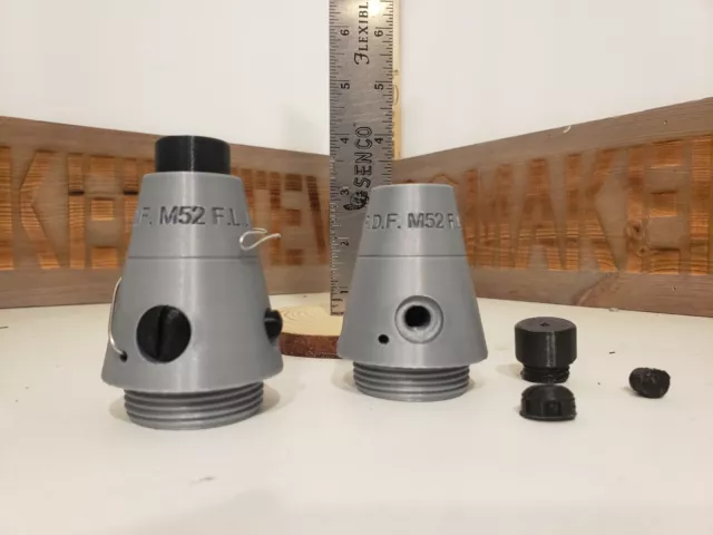 3D Printed M52 Mortar Fuze UNFINISHED - Fake, Cosplay, ALL PLASTIC - DETAILED!