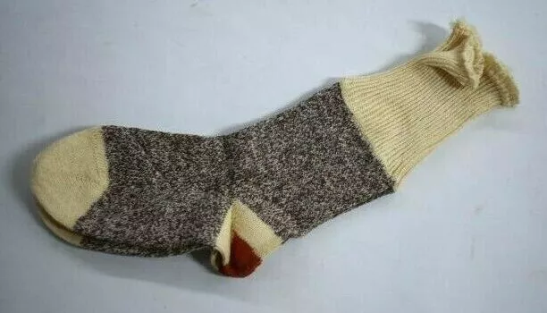 Vintage NOS Nelson Red Heel Redford Socks Boys Sz 8 Made in USA Sock Monkey 1pr 2