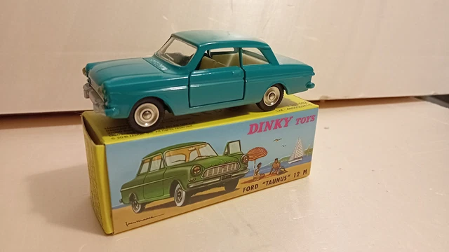 Dinky Toys Ford Taunus 12M 1963, Réf 538, Avec Boîte Repro, Bon état