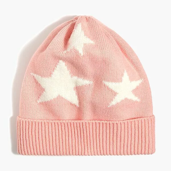 J.Crew Crewcuts Youth starry knit hat wool blend Sz L-XL NWT$26.50 Fits adults