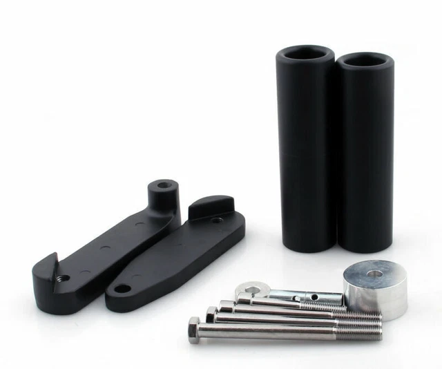 Tampon Protection Crash Pads Pour Kawasaki Ninja EX250 2008-2012 Black E3