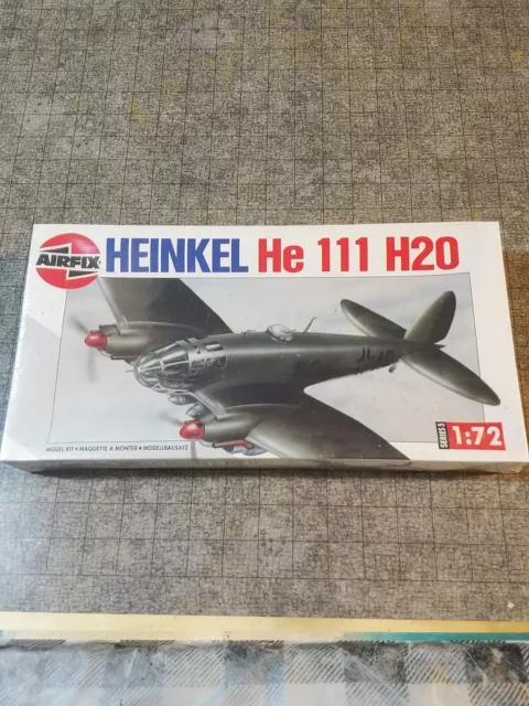 AIRFIX 1/72 HEINKEL He 111 H-20 Plane Model Kit 05021 Bomber WW2 SEALED ...