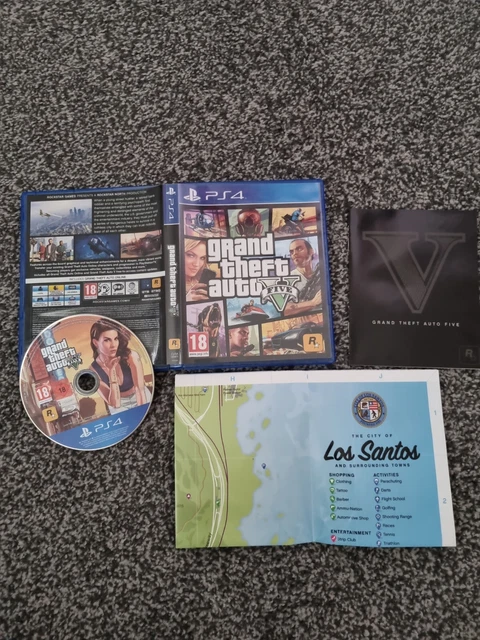 playstation 4 диск gta v