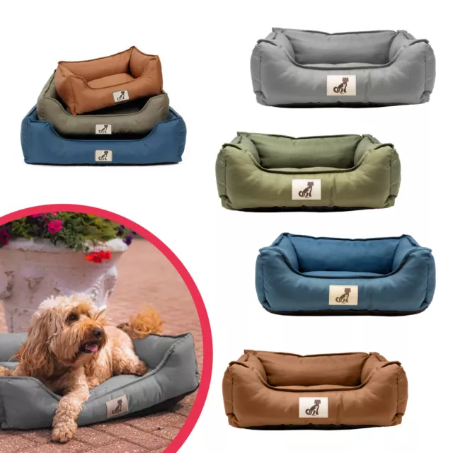 All Pet Solutions Dexter Dog Bed - Soft Waterproof Washable Hardwearing Basket